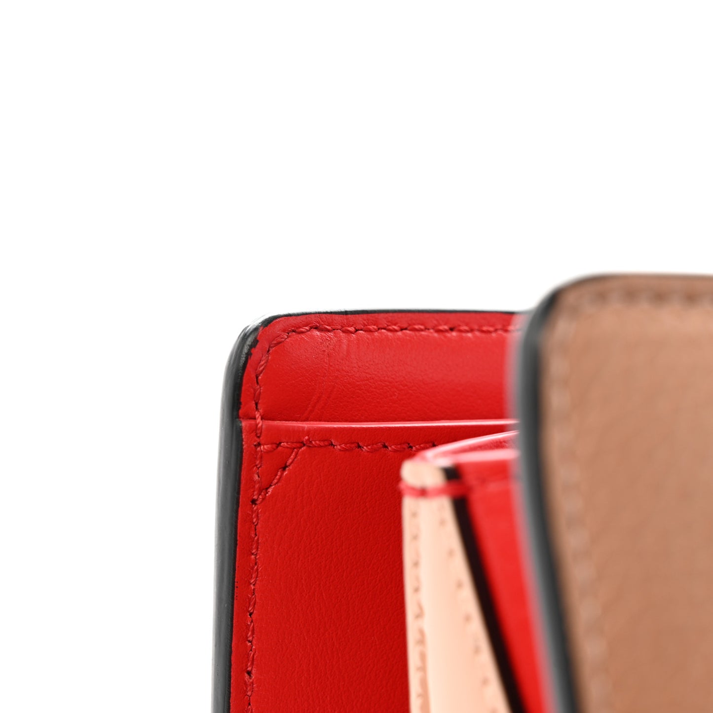 Calfskin Patent Studded Large Paloma Nude