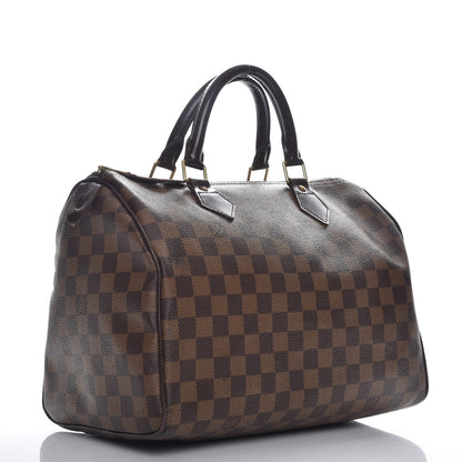 Louis Vuitton Damier Ebene Speedy 30 3 of 13