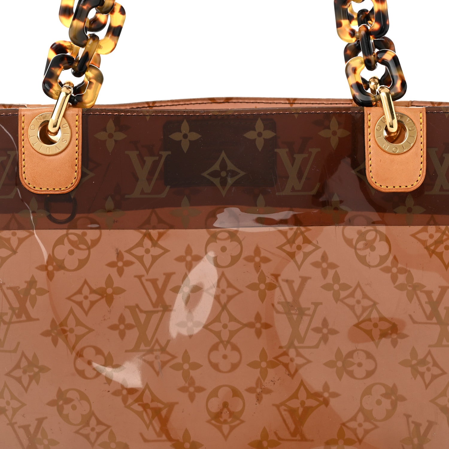 Louis Vuitton Vinyl Cabas Sac Ambre MM 8 of 14