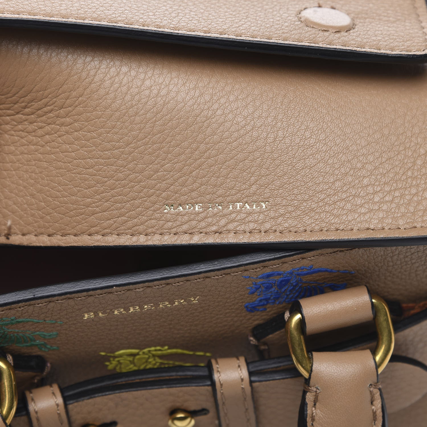 Burberry Grained Calfskin EKD Baby Belt Bag Light Camel 9 of 13