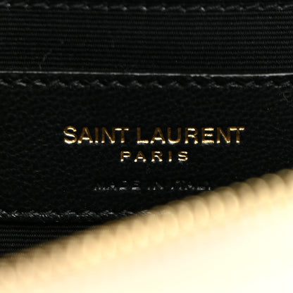 Saint Laurent Lambskin Chevron Quilted Medium Loulou Camera Bag Crema Soft 5 of 8