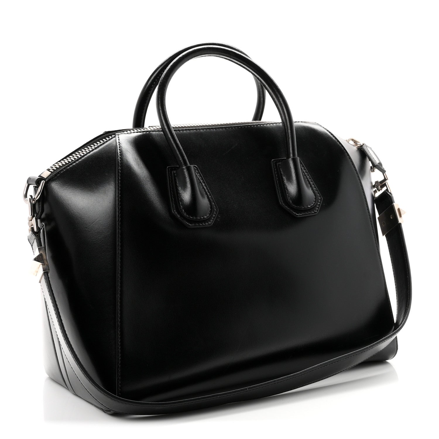 Givenchy Shiny Lord Calfskin Medium Antigona Black 3 of 11