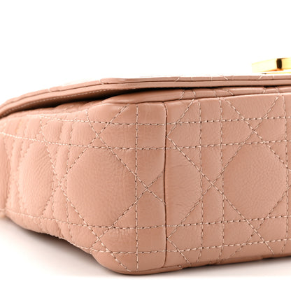 Christian Dior Calfskin Cannage Small Caro Bag  Rose De Vents 9 of 10