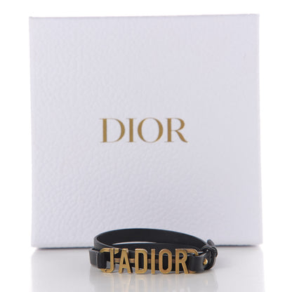 Christian Dior Calfskin J'adior Double Bracelet Black 6 of 6