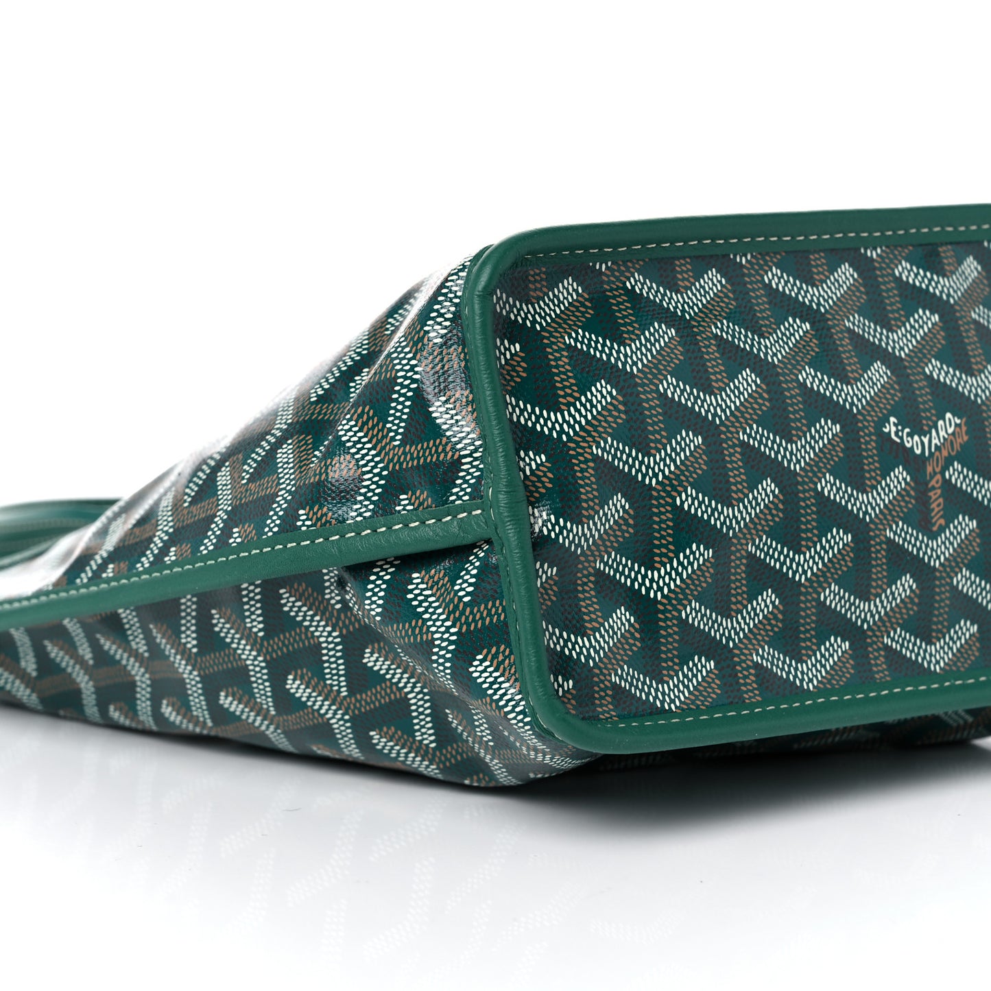 Goyardine Reversible Mini Anjou Green