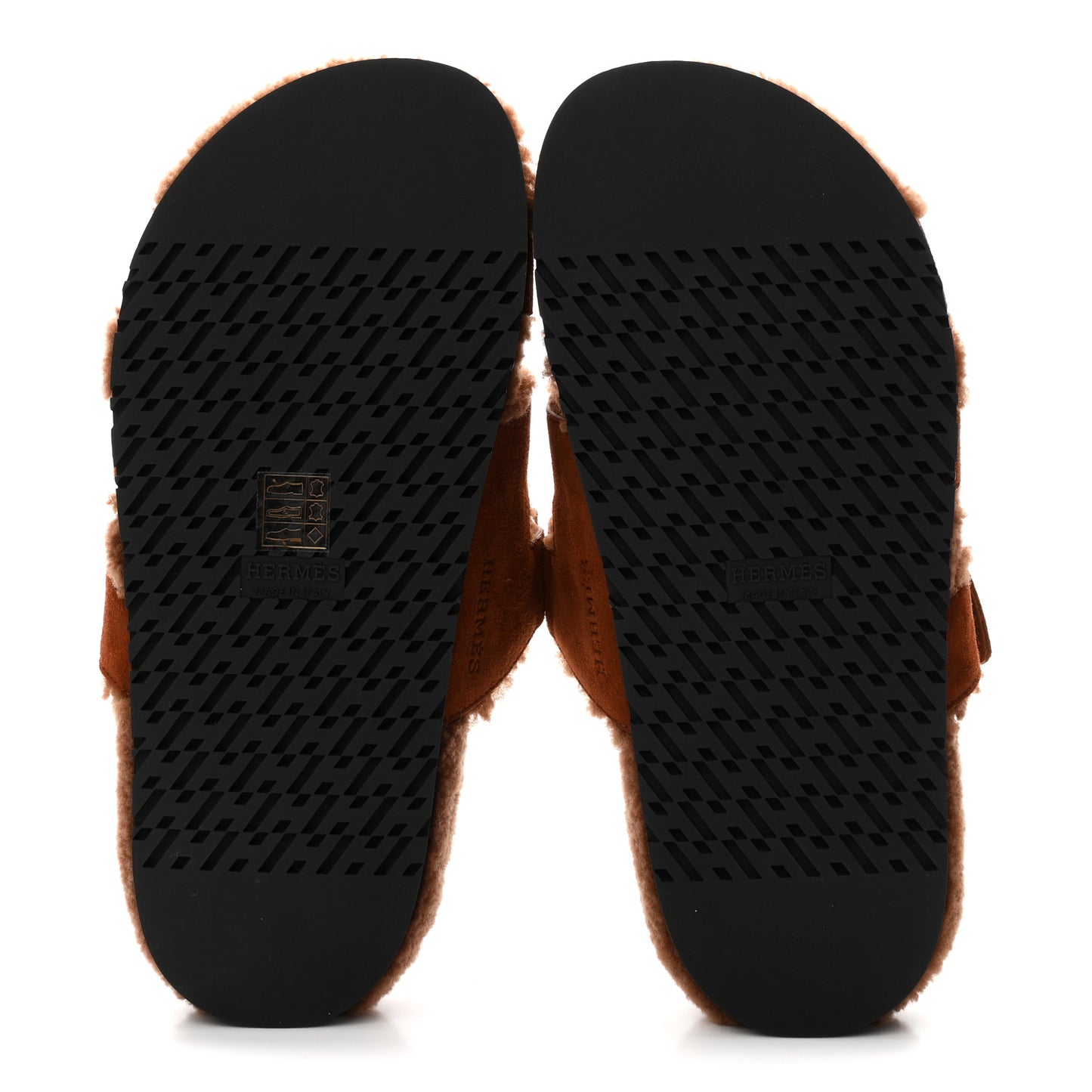 Suede Goatskin Shearling Womens Chypre Sandals 38 Gold