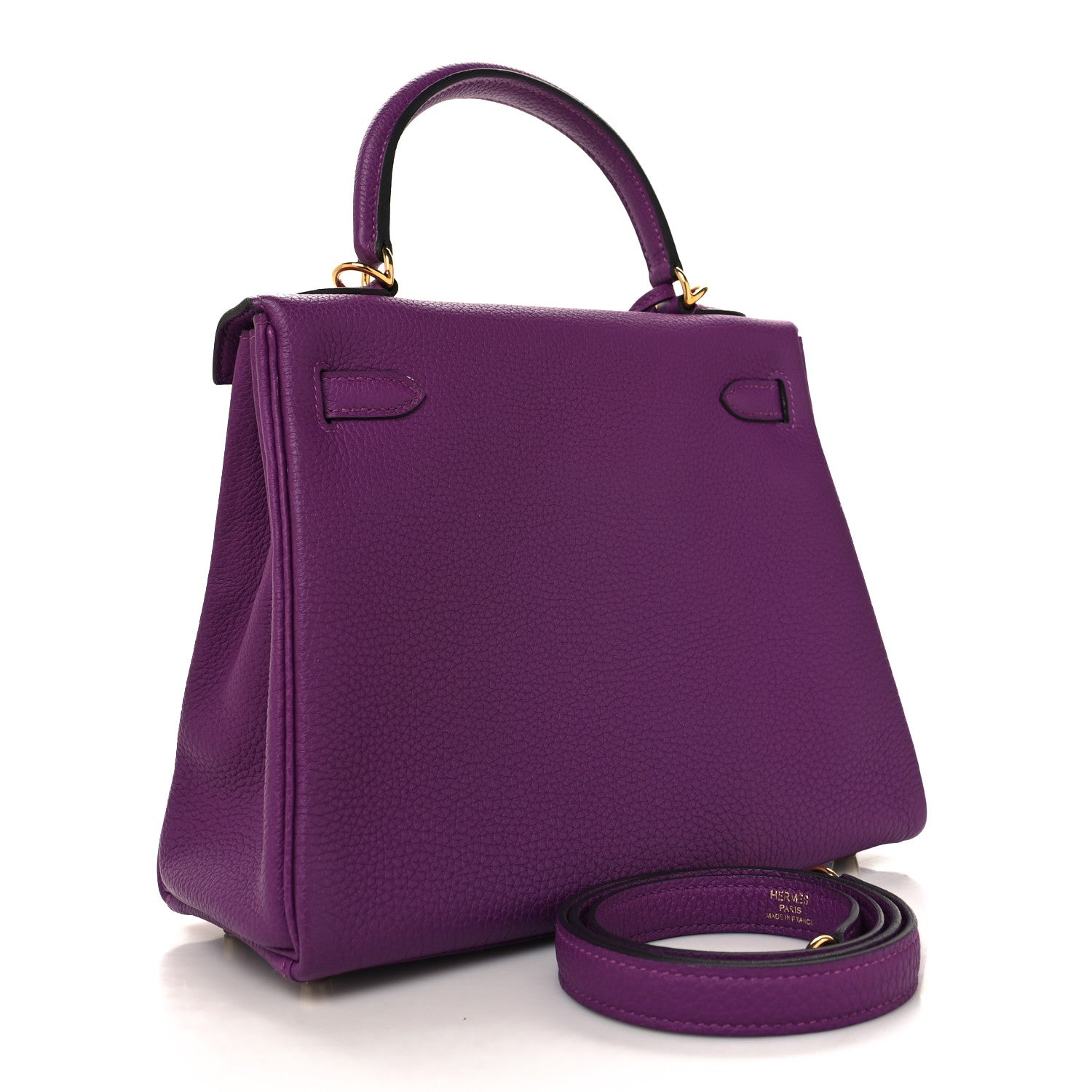 Hermes Togo Horseshoe Kelly Retourne 25 Anemone 3 of 13
