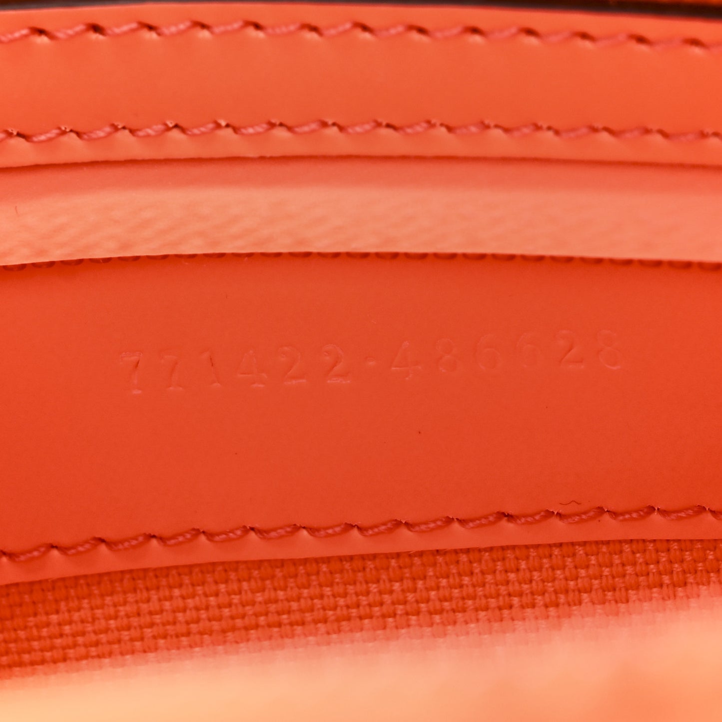 Rubber Effect Monogram GG Belt Bag New Orange Fluo