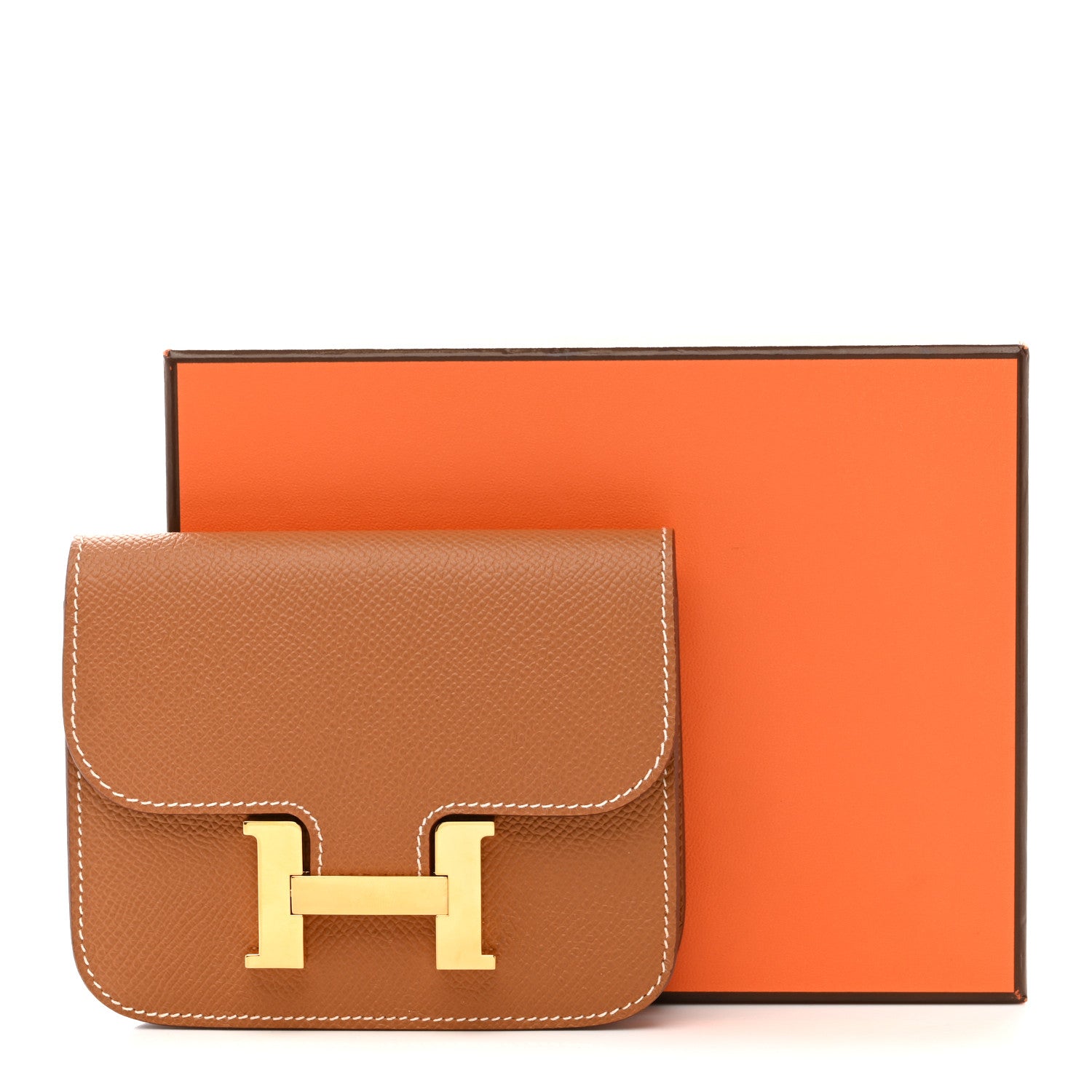 Hermes Epsom Constance Slim Wallet Gold 11 of 11