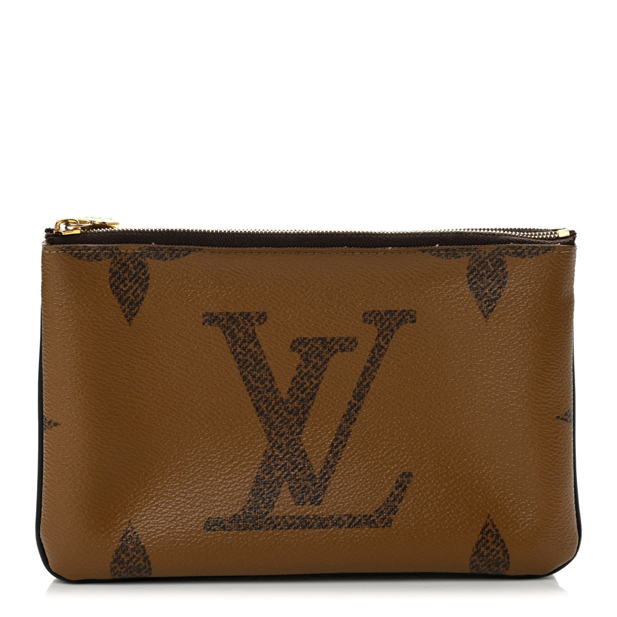 Reverse Monogram Giant Double Zip Pochette