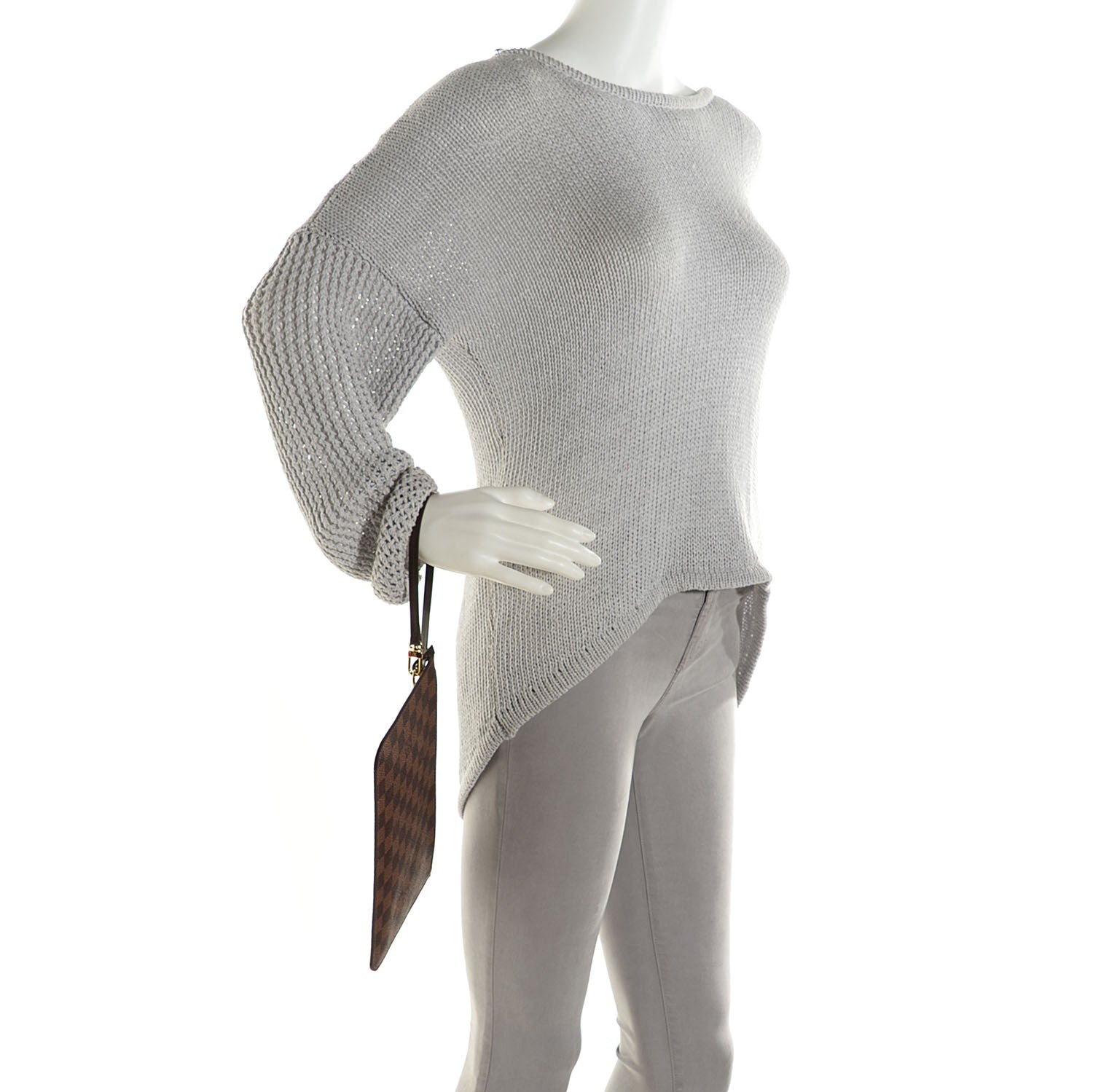 Louis Vuitton Damier Ebene Neverfull MM GM Pochette 2 of 8