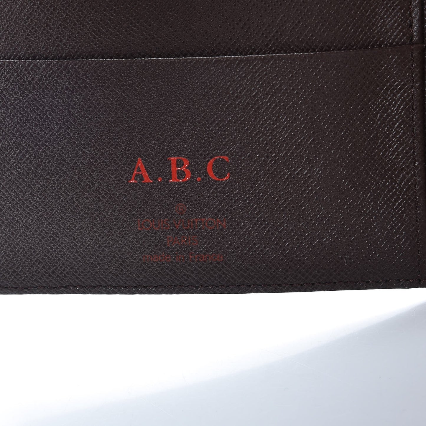 Damier Ebene Medium Ring Agenda Cover