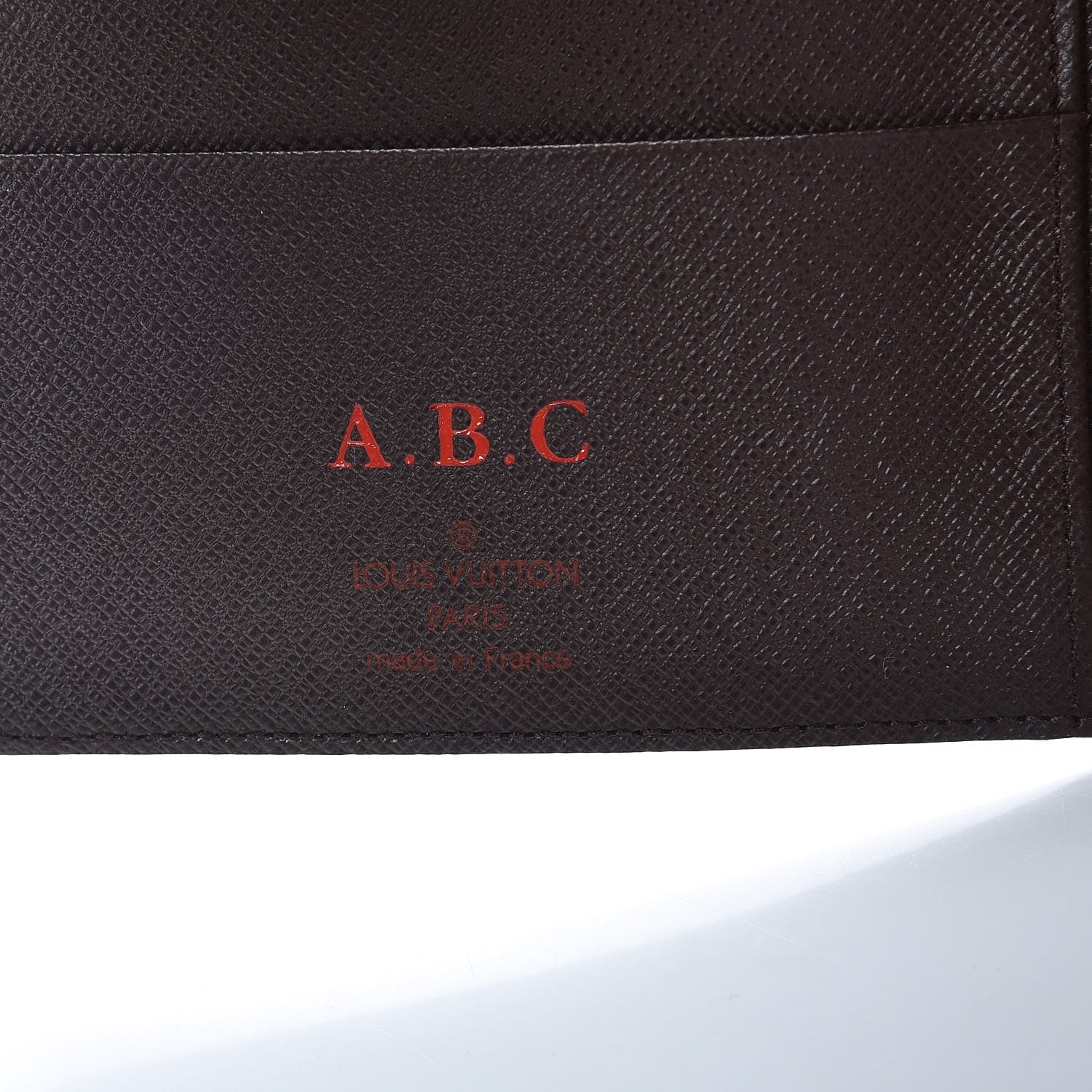 Louis Vuitton Damier Ebene Medium Ring Agenda Cover 6 of 7