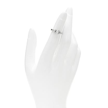 Cartier Platinum Diamond .26ct Ballerine Solitaire Engagement Ring 45 3.25 2 of 7