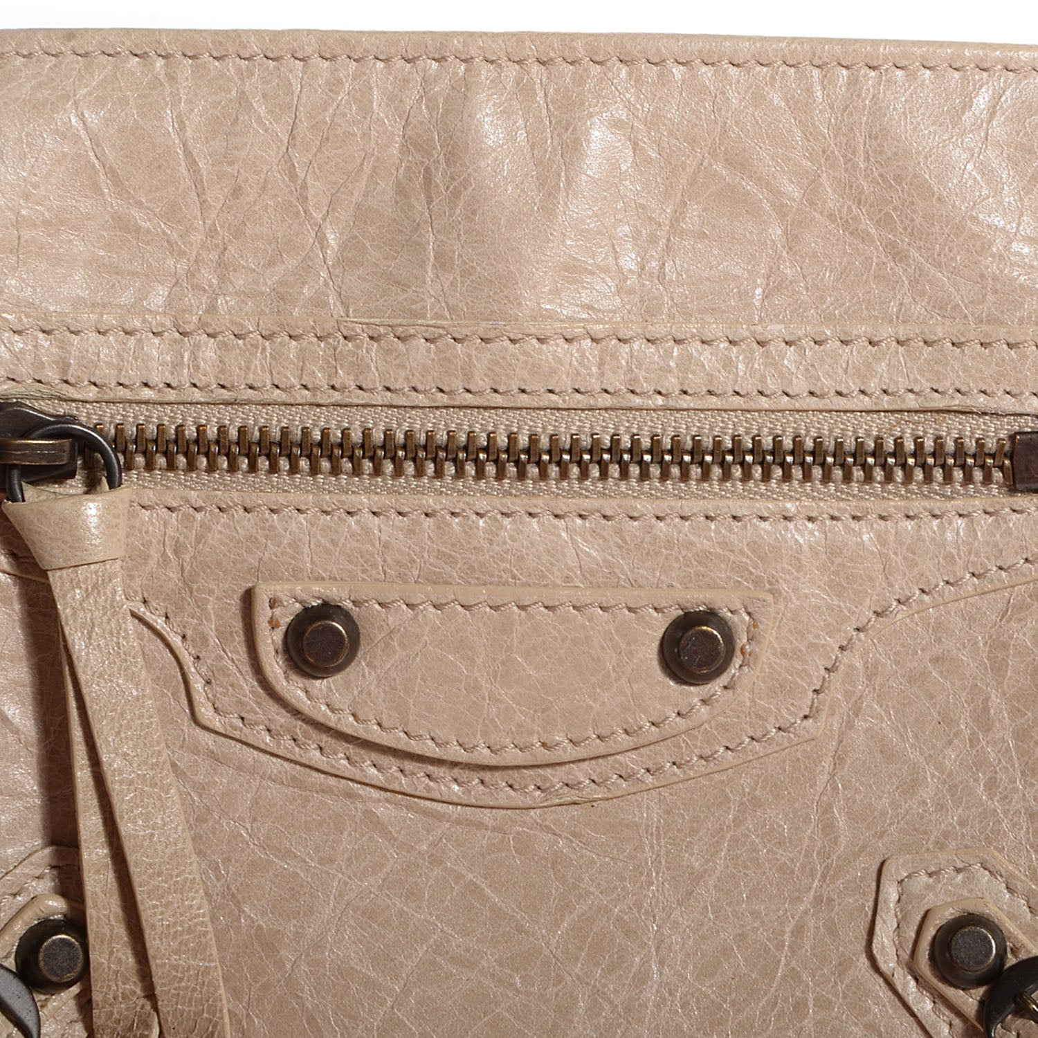 Balenciaga Agneau Mini Traveler Sahara 8 of 10