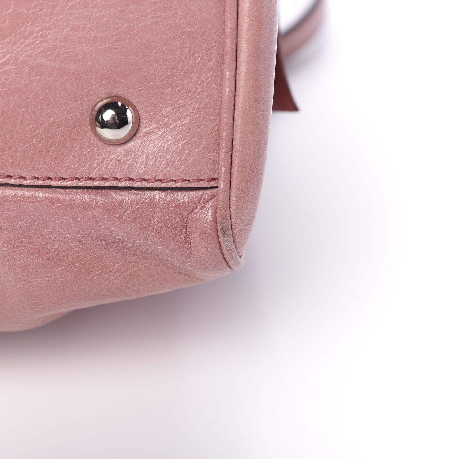 Miu Miu Vitello Lux Bow Tote Mughetto 11 of 13
