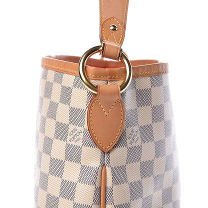 Louis Vuitton Damier Azur Delightful PM Pink 8 of 12