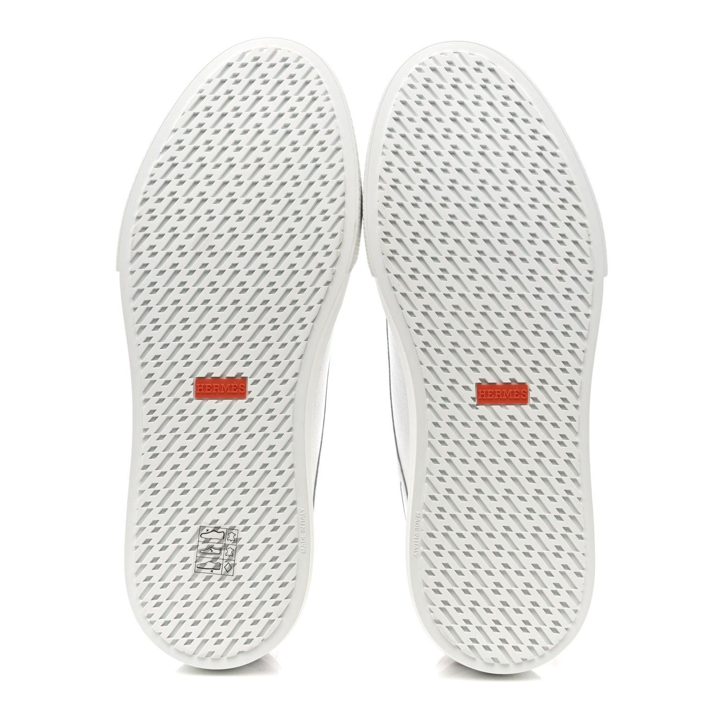 Calfskin Mens Get Sneakers 43 White
