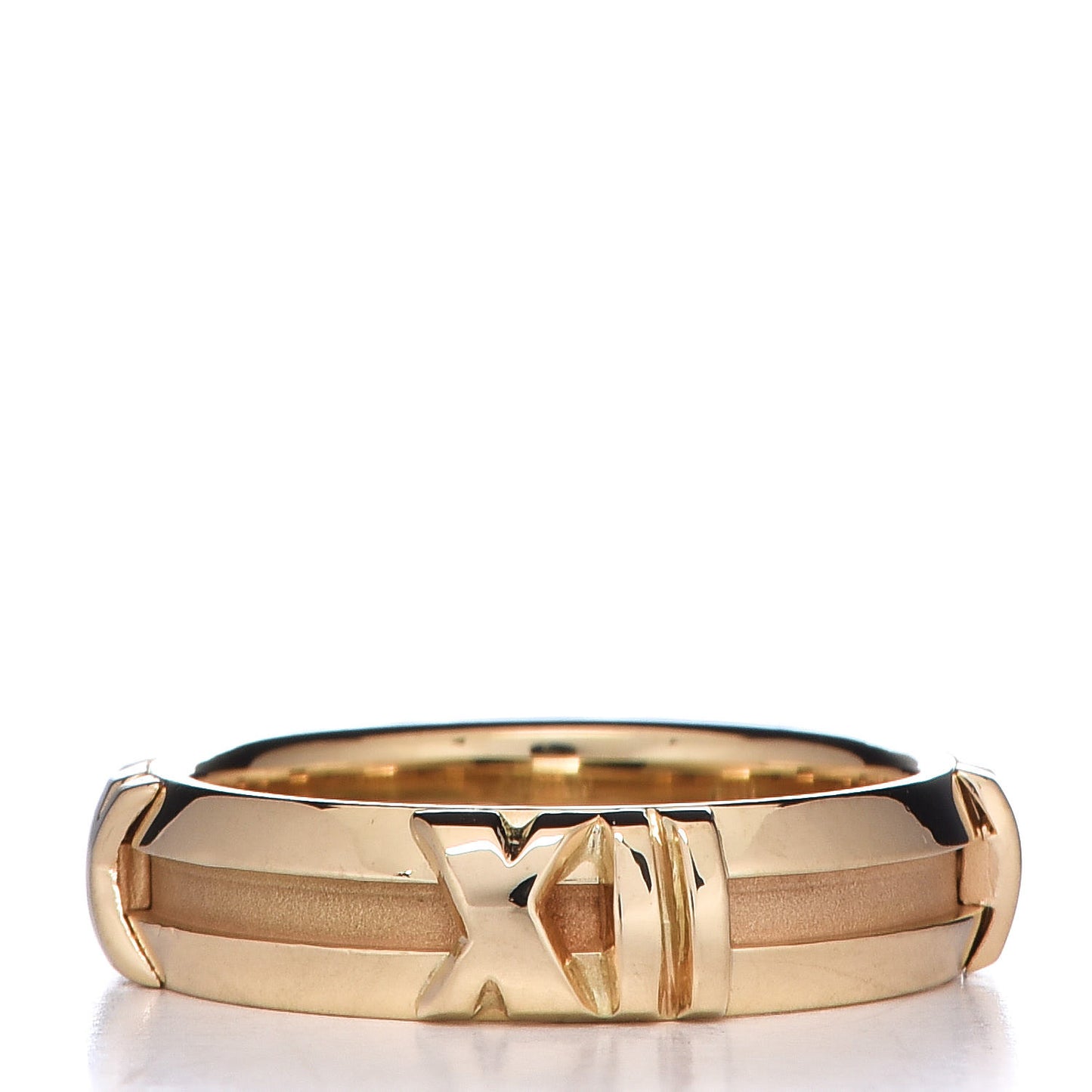 18K Yellow Gold Atlas Band Ring 49 4.75