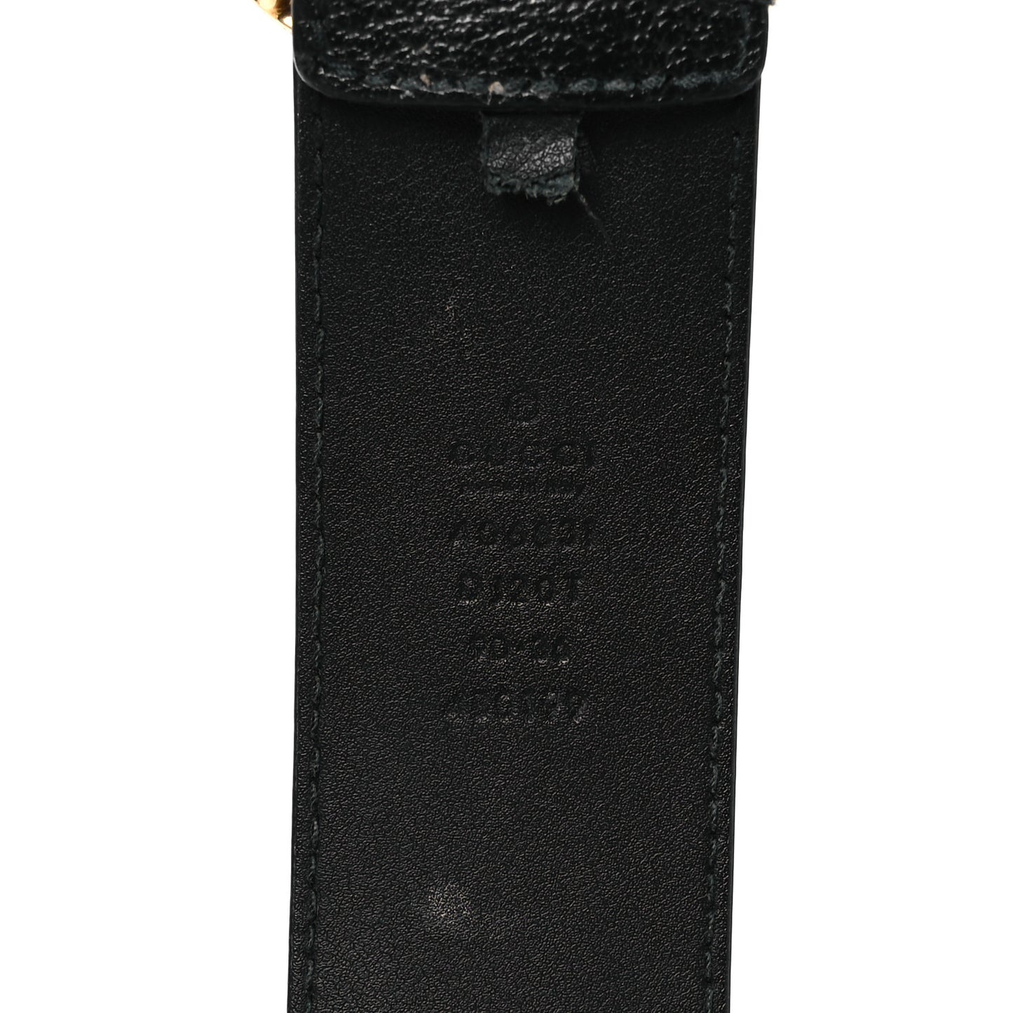 Calfskin Double G Belt 90 36 Black