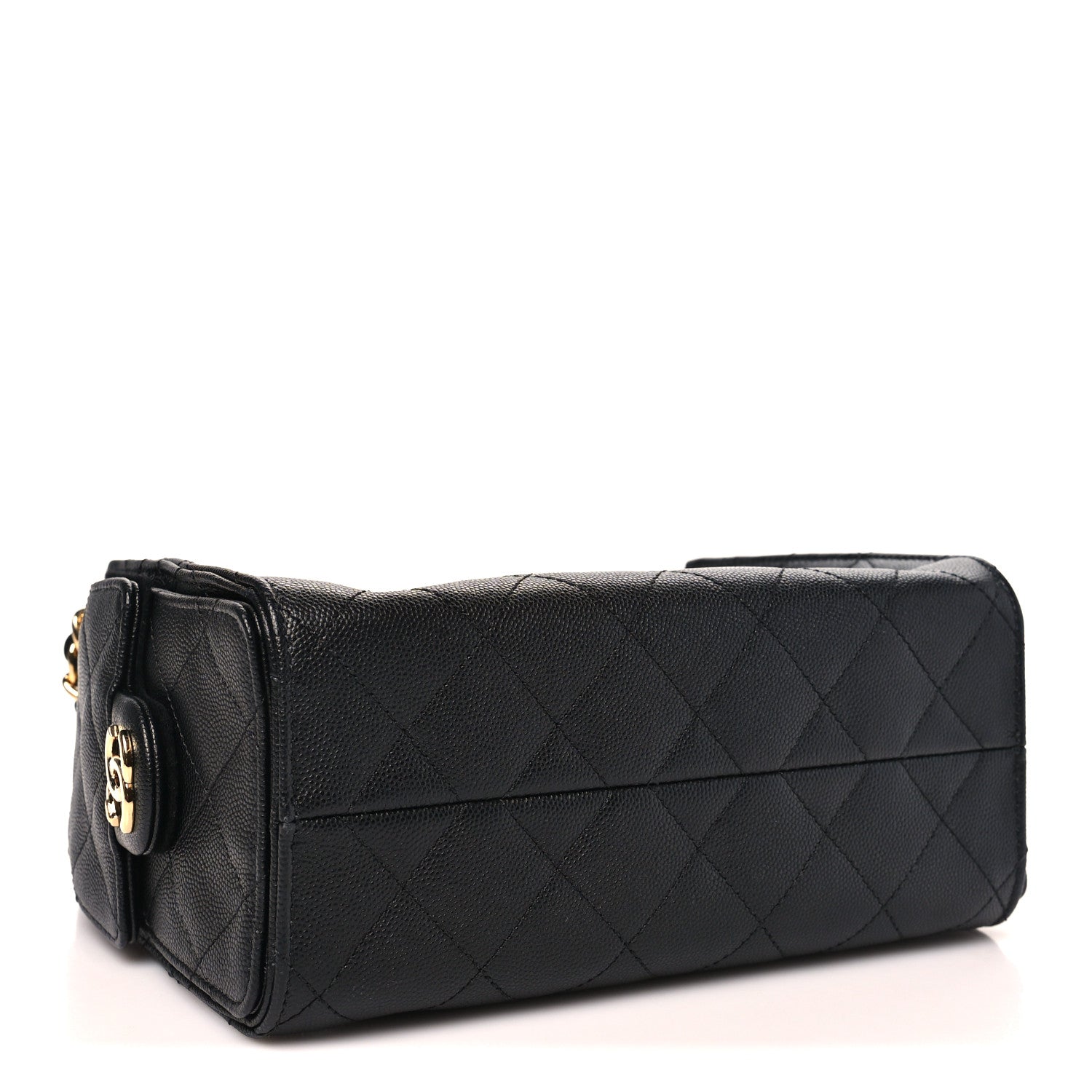 Chanel Caviar Quilted Mini Chanel 25 Handbag Black 4 of 10