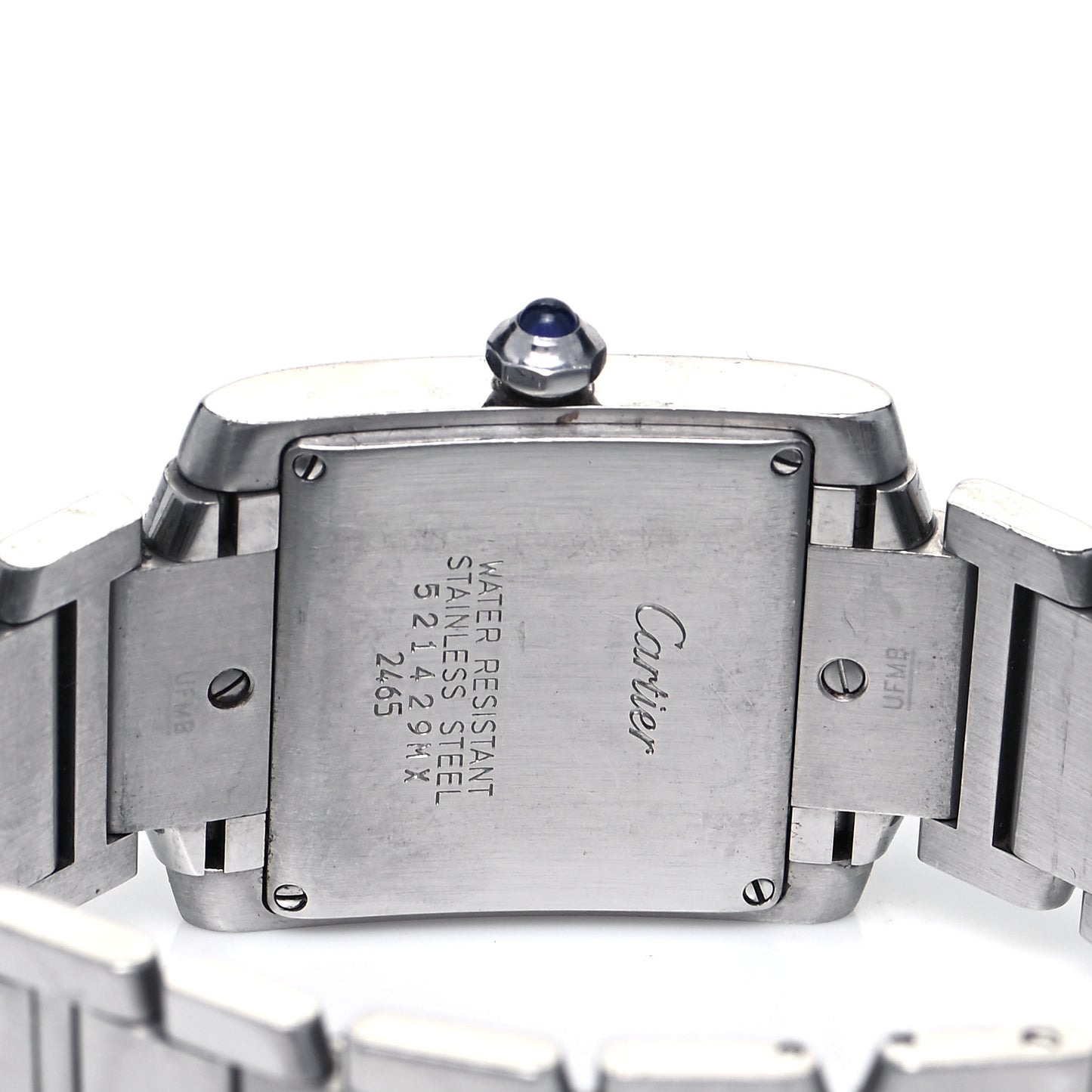 Stainless Steel 25mm Tank Francaise Quartz Watch