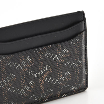 Goyard Goyardine Saint Sulpice Card Holder Black 11 of 13