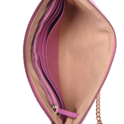 Gucci Calfskin Matelasse Mini GG Marmont Chain Bag Candy Mousse 5 of 12