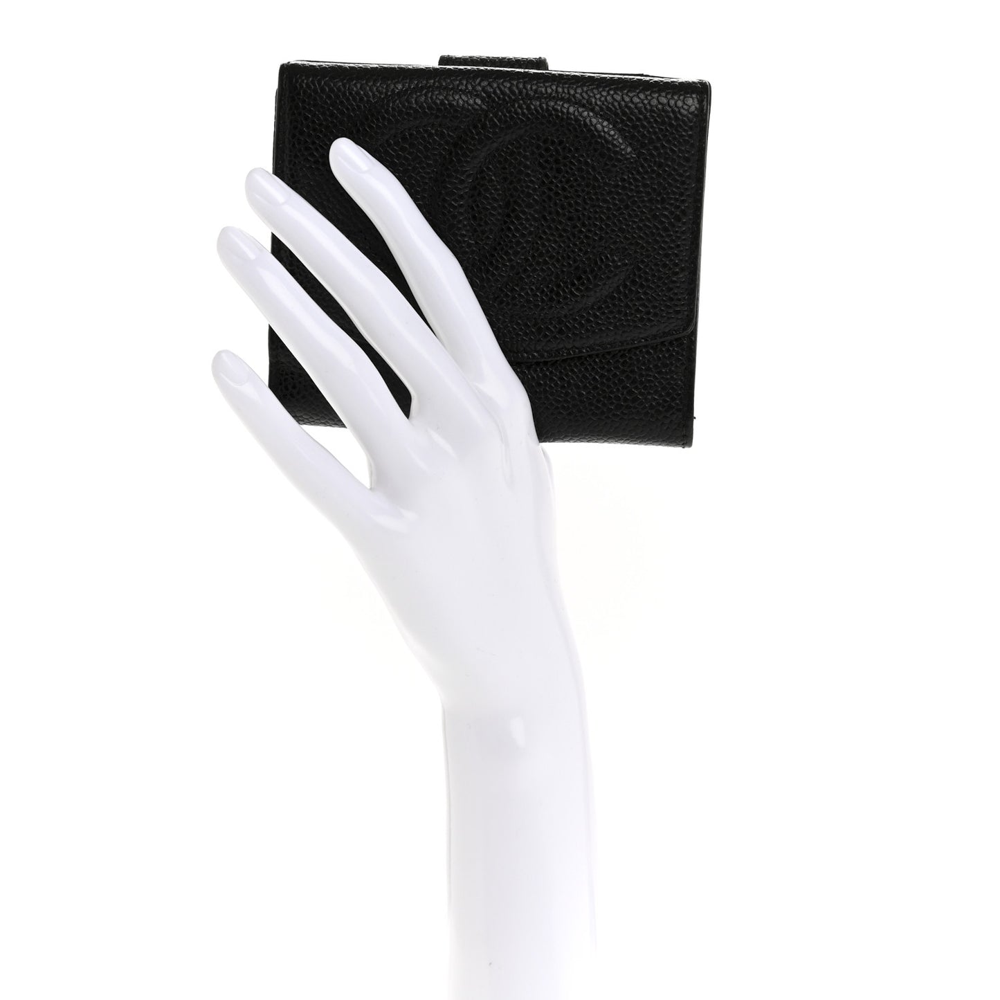 Caviar Timeless CC Flap Wallet Black