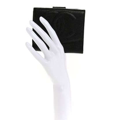 Chanel Caviar Timeless CC Flap Wallet Black 2 of 14