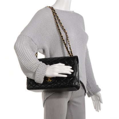 Chanel Caviar Quilted Jumbo Double Flap Black 2 of 9