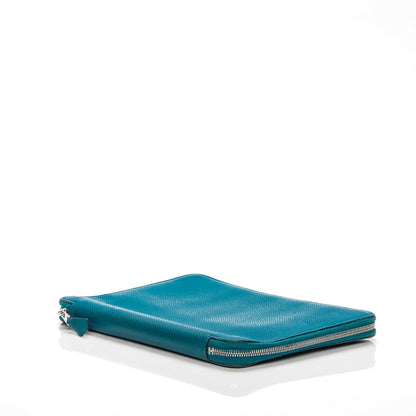 Hermes Epsom Globe Trotter Zip Agenda GM Bleu Izmir 4 of 12