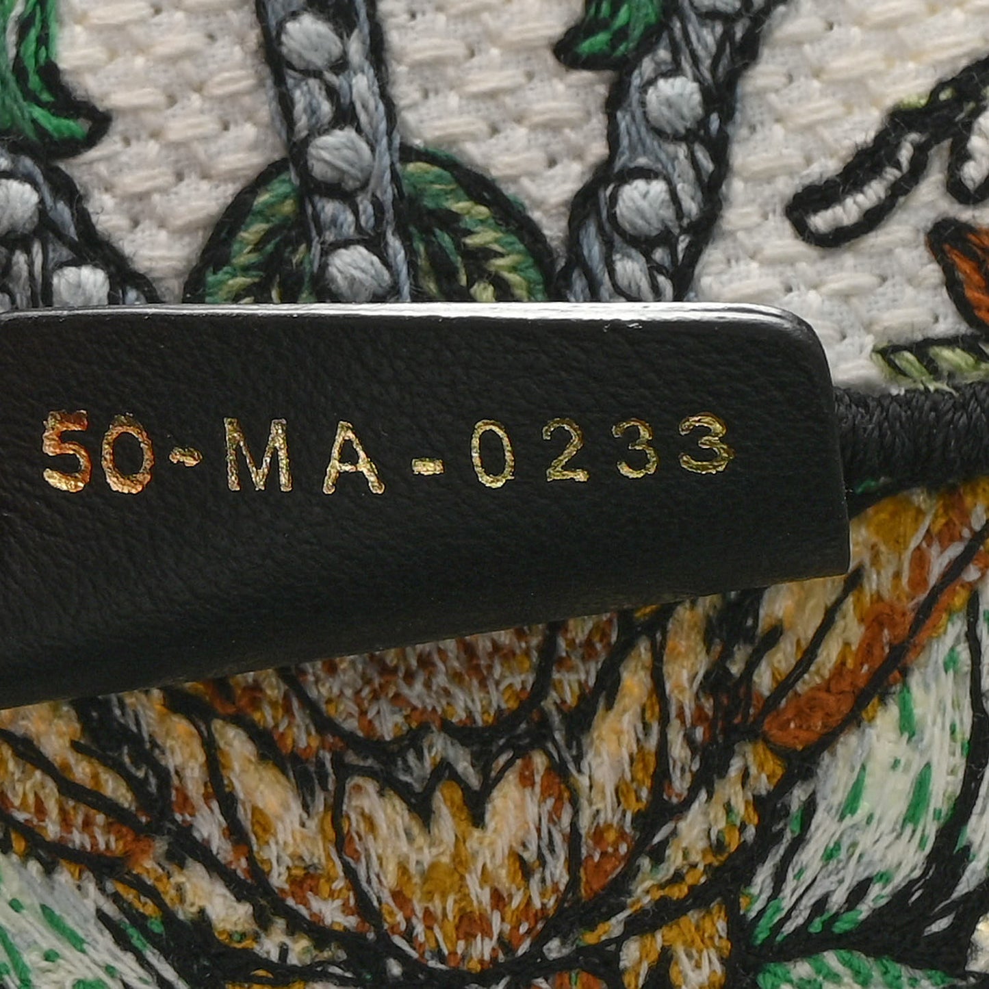 Canvas Embroidered Medium Etoile De Voyage Book Tote White Multicolor