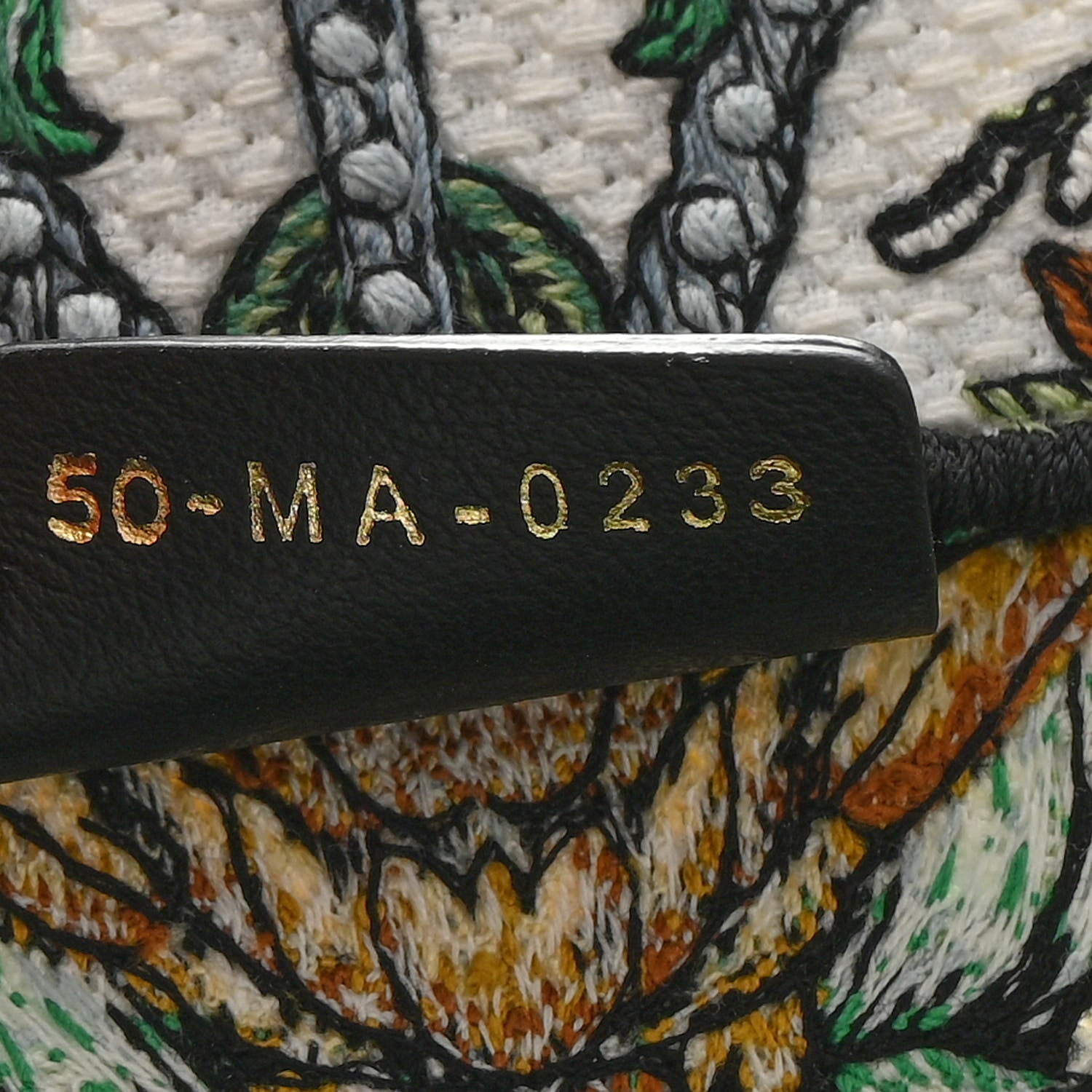 Christian Dior Canvas Embroidered Medium Etoile De Voyage Book Tote White Multicolor 7 of 12