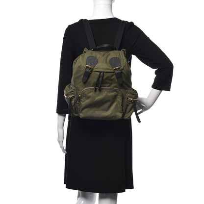 Burberry Nylon Medium Rucksack Backpack Green 2 of 9