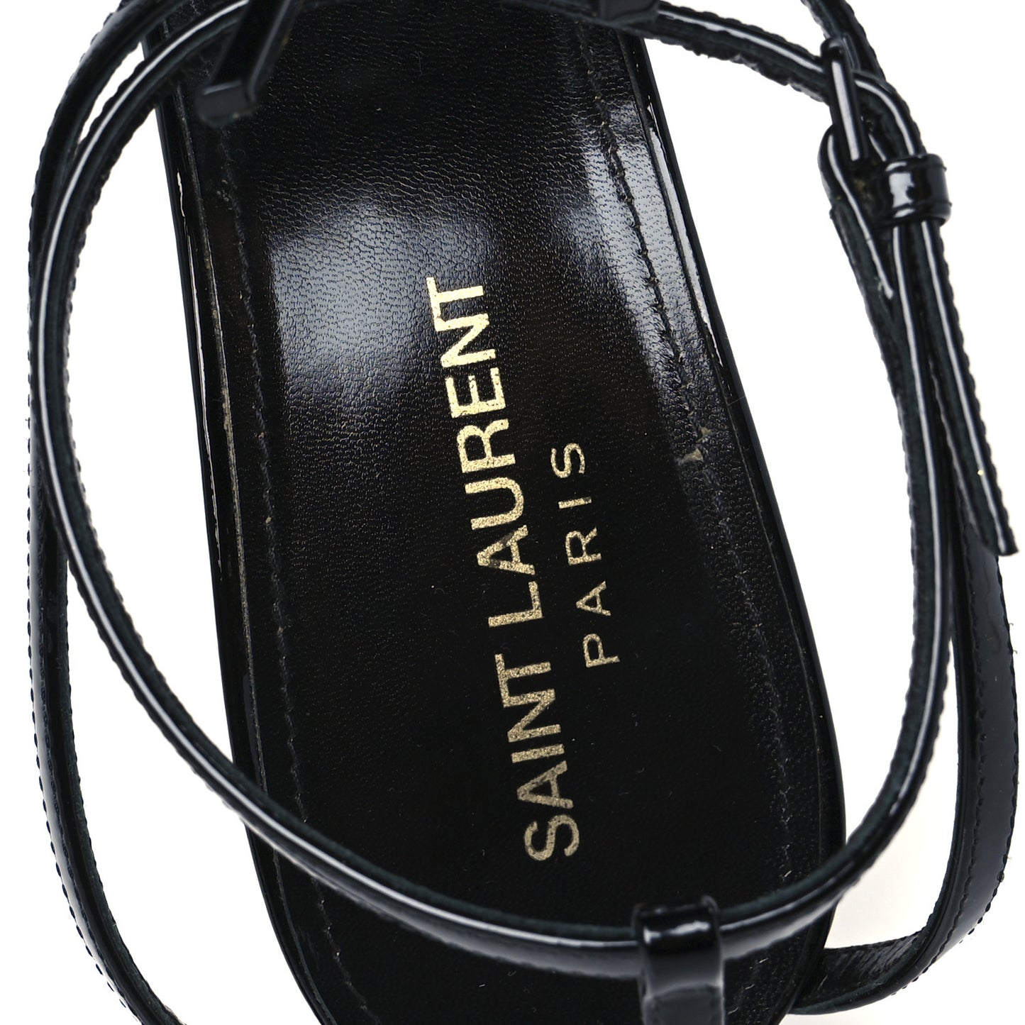 Patent Cassandra 95 Sandals 41.5 Black