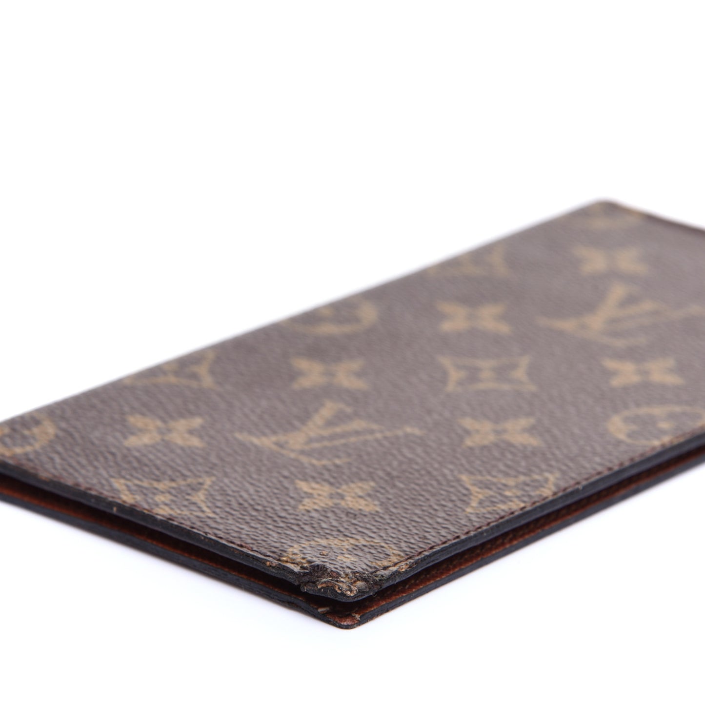 Monogram Checkbook Holder Case Wallet