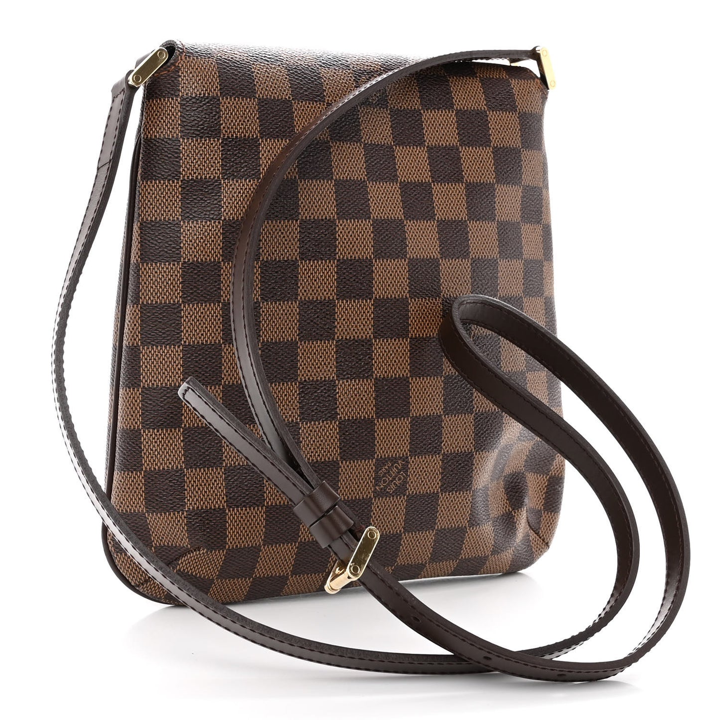 Damier Ebene Musette Salsa Long Strap