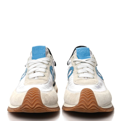 Loewe Fabric Suede Flow Retro Runner Sneakers 36 White Blue 2 of 7