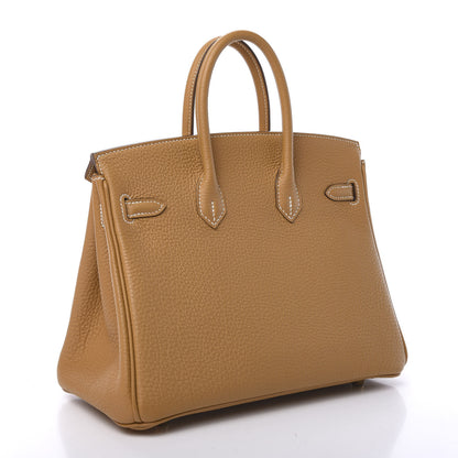 Hermes Togo Birkin 25 Natural Sable 2 of 37