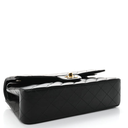 Chanel Lambskin Quilted Medium Double Flap Black 4 of 11