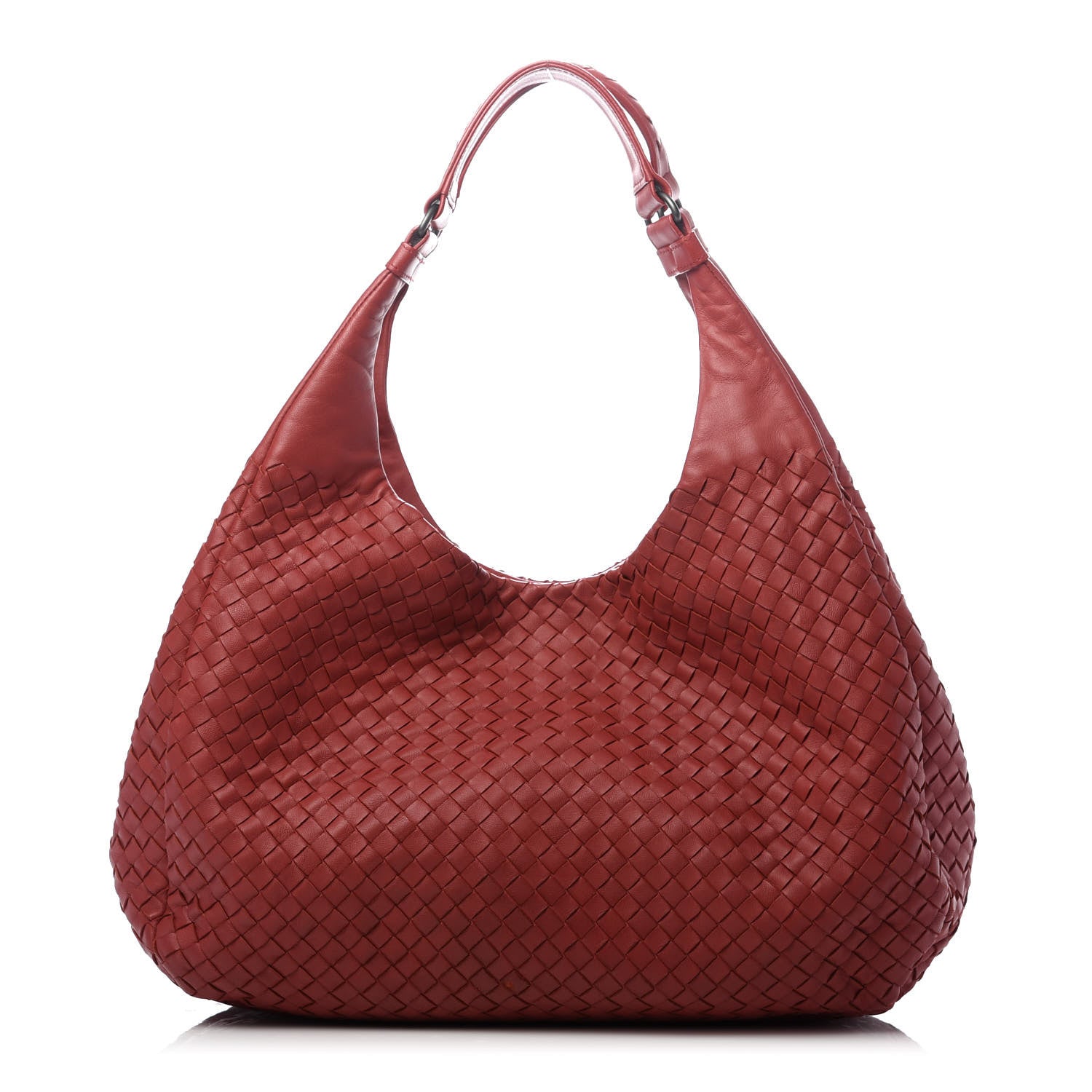 Bottega Veneta Nappa Intrecciato Large Campana Hobo Red 1 of 9