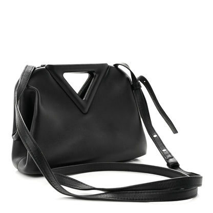 Bottega Veneta Calfskin Small The Point Triangle Bag Black 3 of 12