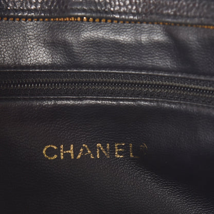 Chanel Caviar CC Shoulder Bag Black 6 of 10