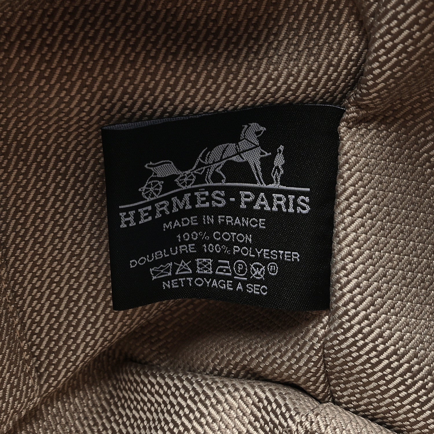 Hermes Canvas Small Bride-A-Brac Pouch Natural Rouge H 6 of 7
