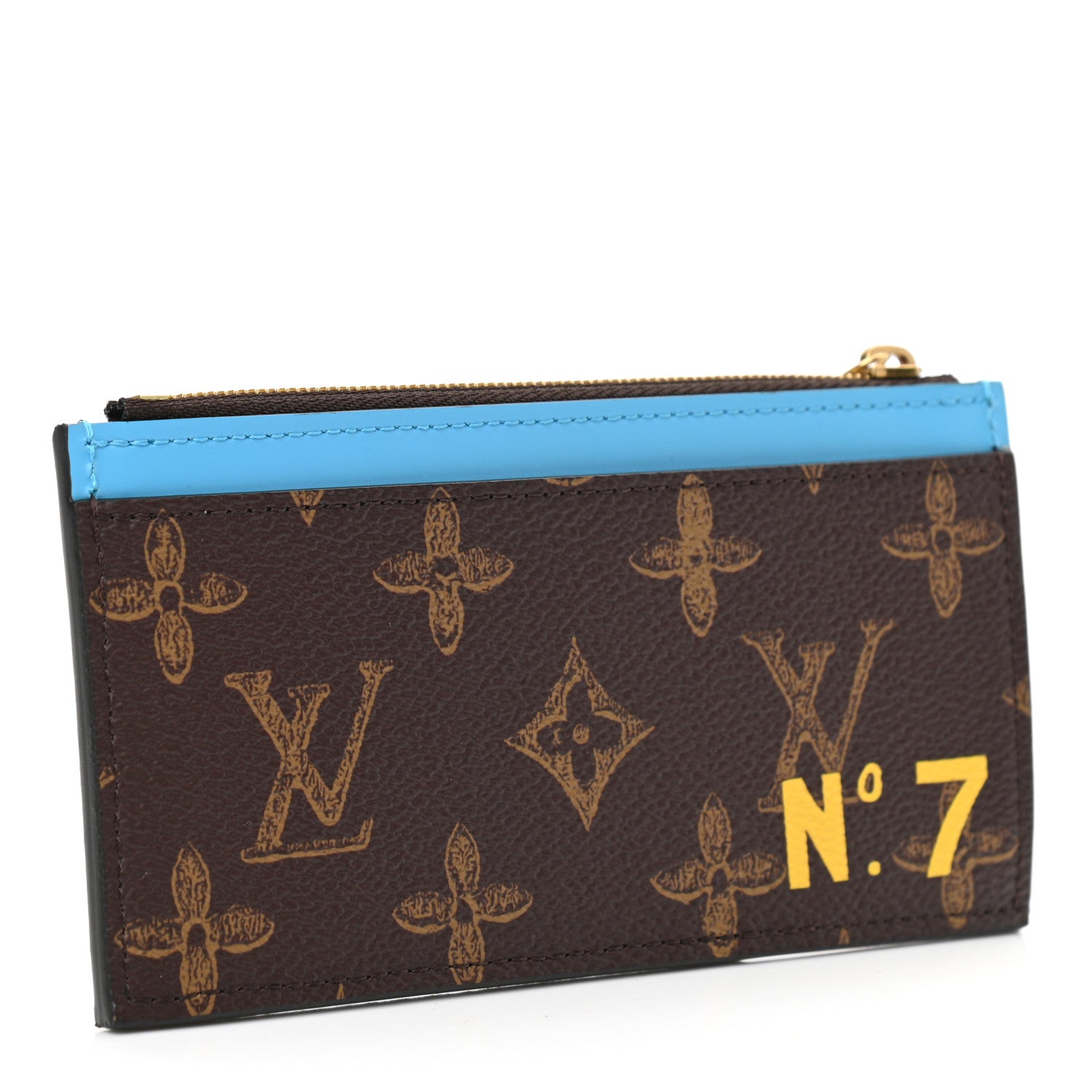 Louis Vuitton Monogram Vintage Calfskin Trunk L'œil Coin Card Holder 3 of 6