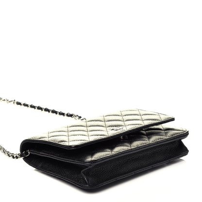 Chanel Caviar Quilted Wallet On Chain WOC Black 4 of 9