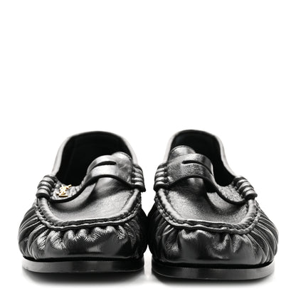 Saint Laurent Radiance Calfskin Le Loafer 15 Moccasin 37 Black 7 of 27