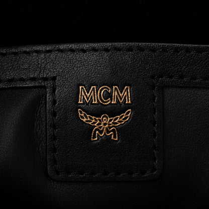 MCM Visetos Studded Medium Dual Stark Backpack Cognac 6 of 10
