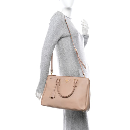 Prada Saffiano Medium Galleria Double Zip Tote Cammeo 2 of 13